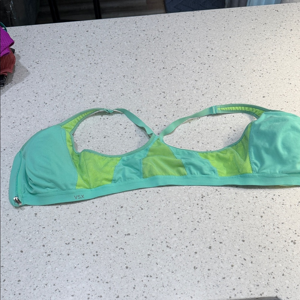 Victoria's Secret Aqua and Lime Bikini Top - Picture 5 of 5